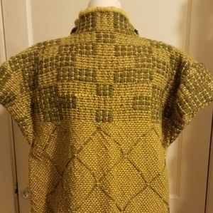 Vintage Hand Woven Wool Vest